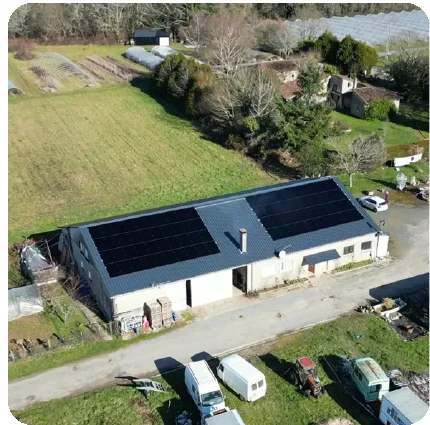 Installation photovoltaïque professionnelle pour SCI La Ferme Teillet à Boulazac